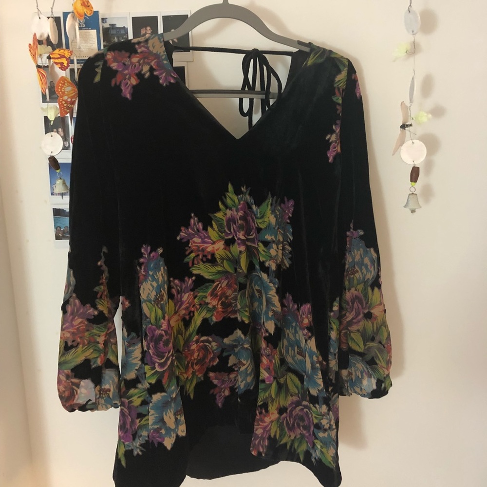 Free People velvet dress